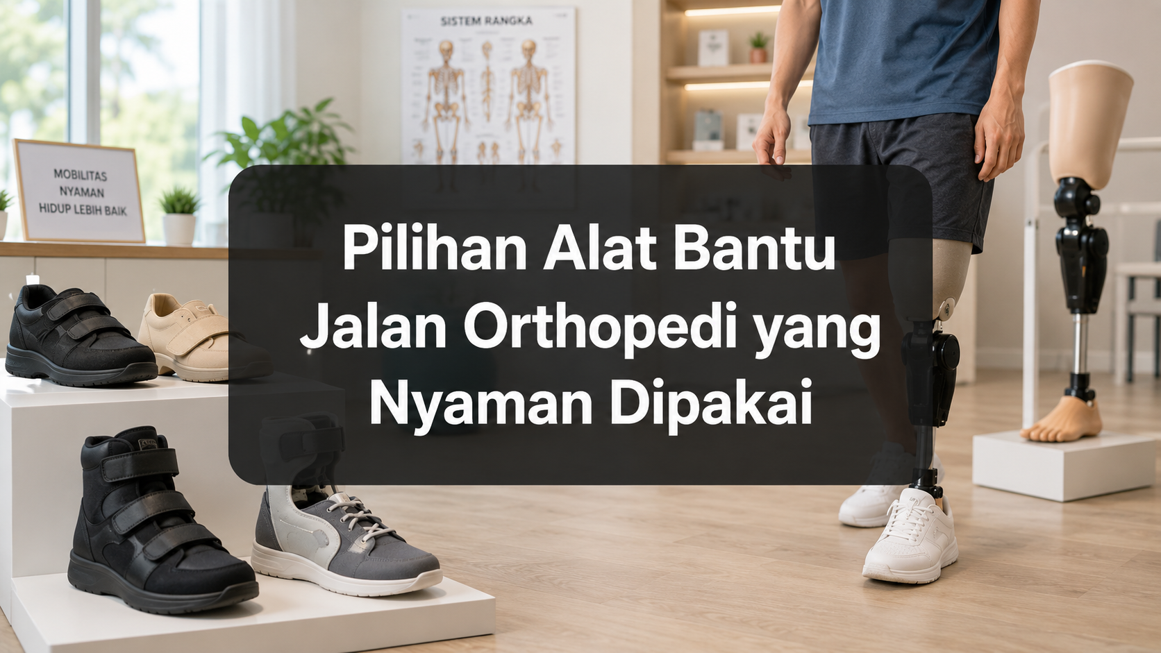 Pilihan Alat Bantu Jalan Orthopedi yang Nyaman Dipakai